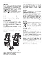 Предварительный просмотр 3 страницы Dimplex Monterey MFP050 Installation And Operating Instructions