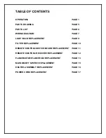 Preview for 2 page of Dimplex MULTIFIRE DF3215 Parts & Service Manual