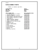 Preview for 8 page of Dimplex MULTIFIRE DF3215 Parts & Service Manual