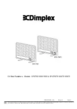 Dimplex OFX750 Manual предпросмотр