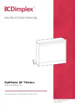 Предварительный просмотр 1 страницы Dimplex Optiflame DF2608-LED Instruction Manual