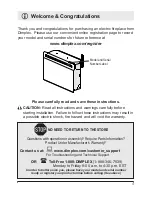 Предварительный просмотр 3 страницы Dimplex PF2325 Owner'S Manual