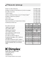 Предварительный просмотр 36 страницы Dimplex PF2325 Owner'S Manual