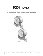 Dimplex PFH30 User Manual предпросмотр