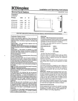 Предварительный просмотр 2 страницы Dimplex PLX 3000 Installation And Operating Instructions