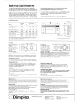 Предварительный просмотр 2 страницы Dimplex PLX075SPL User Manual