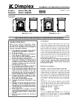 Dimplex Rectory REC20R Installation And Operating Instructions preview