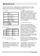 Preview for 6 page of Dimplex Revillusion RBF24DLX Owner'S Manual