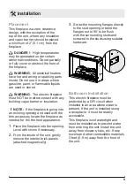 Preview for 9 page of Dimplex Revillusion RBF24DLX Owner'S Manual