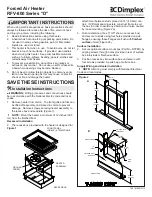Dimplex RFV-800 "D" Series Manual предпросмотр