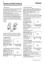 Предварительный просмотр 5 страницы Dimplex RX PW 1 Instructions For Installation And Use Manual