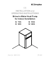 Dimplex S1 7KS Installation And Operating Instructions Manual preview