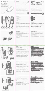 Preview for 1 page of Dimplex SCS Sense Installation And User Manual