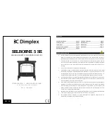 Preview for 2 page of Dimplex SELBORNE 5 SE Installation & User'S Instructions