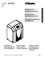 Preview for 1 page of Dimplex SI 10MER Installation And Operating Instructions Manual