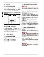 Preview for 14 page of Dimplex SI 11CS Installation And Operating Instructions Manual