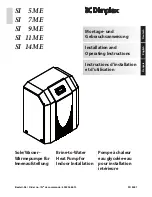 Preview for 1 page of Dimplex SI 11ME Installation And Operating Instructions Manual