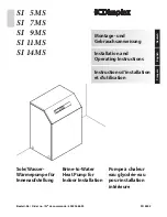 Dimplex SI 11MS Installation And Operating Instructions Manual preview