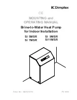 Dimplex SI 11MSR Mounting And Operating Manual preview