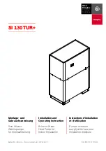 Dimplex SI 130TUR+ Installation And Operating Instruction preview