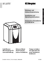 Preview for 1 page of Dimplex SI 22TU Installation And Operating Instructions Manual