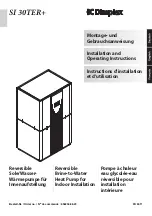 Preview for 1 page of Dimplex SI 30TER+ Installation And Operating Instructions Manual