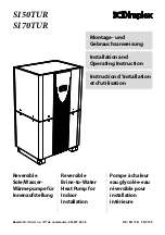 Preview for 1 page of Dimplex SI 50TUR Installation And Operating Instruction