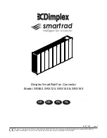 Предварительный просмотр 2 страницы Dimplex SmartRad SRX120 User Manual