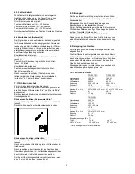 Предварительный просмотр 3 страницы Dimplex TRFW 201 Mounting And Operating Instructions