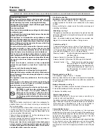 Preview for 4 page of Dimplex Ventosa VNS15 Operating Instructions