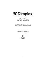 Preview for 1 page of Dimplex WB15 Instruction Manual