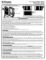 Dimplex WH 6100770000 Installation Instructions предпросмотр