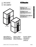 Dimplex WI 100TU Installation And Operating Instructions Manual preview