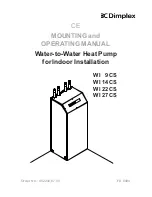 Dimplex WI 14CS Operating Manual preview