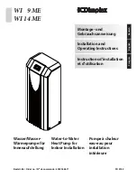 Preview for 1 page of Dimplex WI 14ME Installation And Operating Instructions Manual