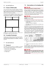 Preview for 21 page of Dimplex WI 65TU Installation And Operating Instruction