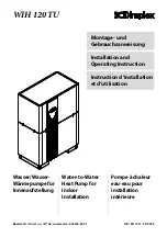 Preview for 1 page of Dimplex WIH 120TU Installation And Operating Instruction