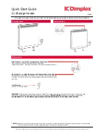 Предварительный просмотр 2 страницы Dimplex XL Quick Start Manual