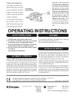 Предварительный просмотр 4 страницы Dimplex XL6N Installation And Operating Instructions