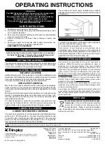 Предварительный просмотр 4 страницы Dimplex XMS718N Installation And Operating Instructions