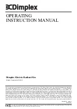 Preview for 1 page of Dimplex Yeominster YEO20 Operating Instructions Manual