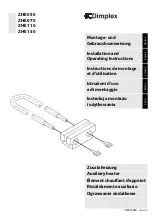 Предварительный просмотр 1 страницы Dimplex ZHE 050 Installation And Operating Instructions Manual