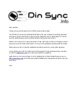 Din Sync VCF303 User Manual предпросмотр