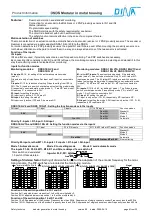 Предварительный просмотр 6 страницы DINA Elektronik DBDS 1VMG Product Information