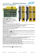 Предварительный просмотр 7 страницы DINA Elektronik DBDS 1VMG Product Information