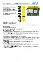 Предварительный просмотр 22 страницы DINA Elektronik DBDS 1VMG Product Information