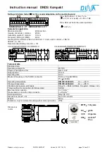 Preview for 16 page of DINA Elektronik DNDS 1C Original Instruction Manual