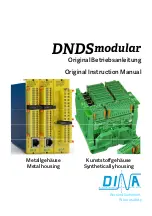 DINA DNDS 1E V6 Original Instruction Manual preview