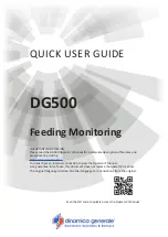 Предварительный просмотр 1 страницы Dinamica Generale DG500 Quick User Manual