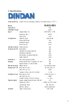 Preview for 8 page of DINDAN 14ACU/005 User Manual